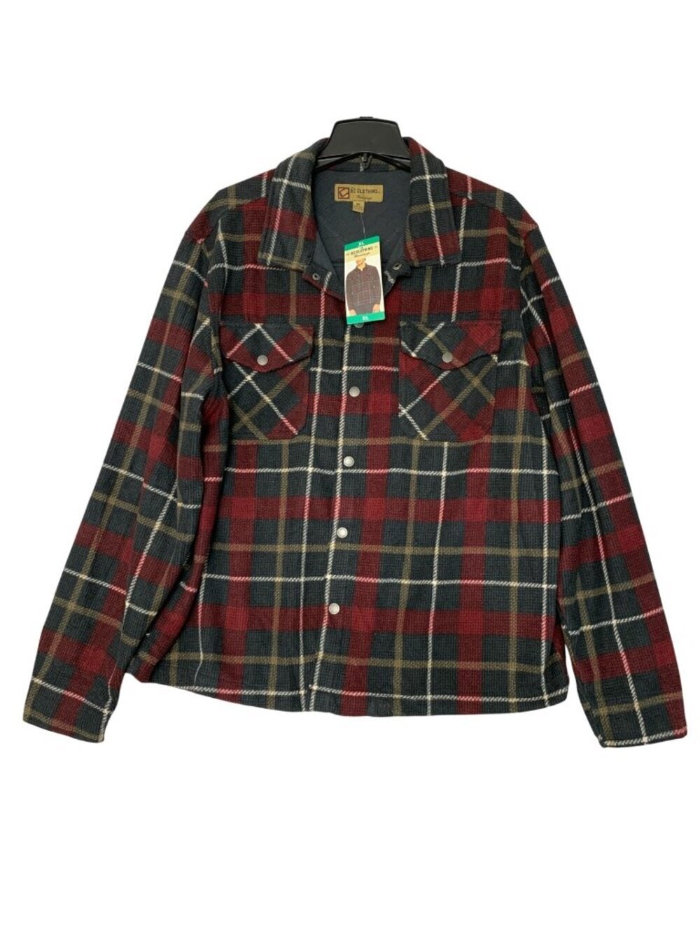 NWT BC Clothing Co. Heritage Men's Size XL Plaid Corduroy Jacket